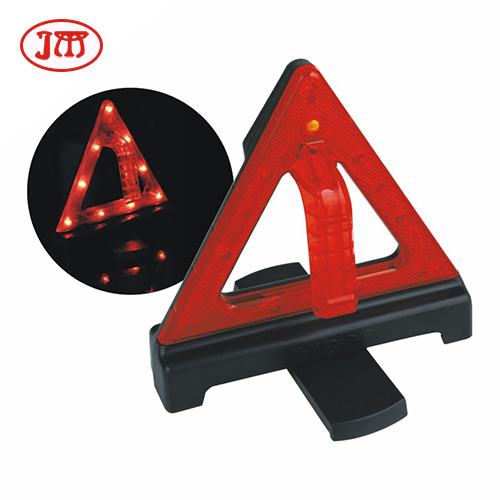 重庆供应LED灯三角警示牌 13个LED灯强反光